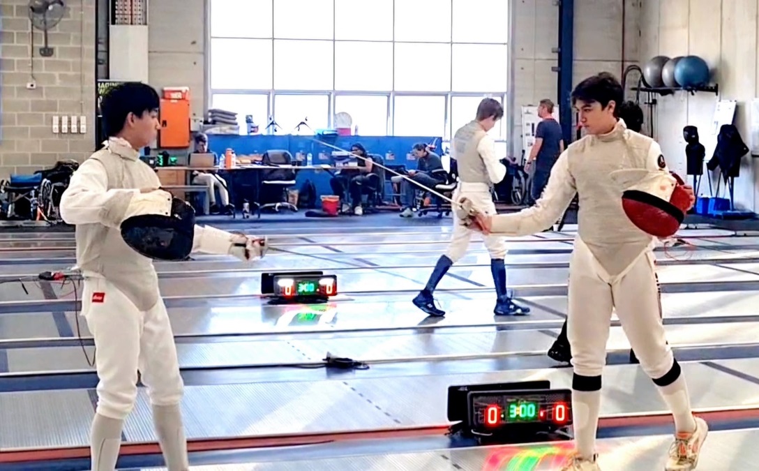 Malaysian fencer Saif Nordin at the Sydney International Fencing Festival. 28 Sep 2024 - 2 Oct 2024. Sydney, Australia. | Photo by News Hub Asia