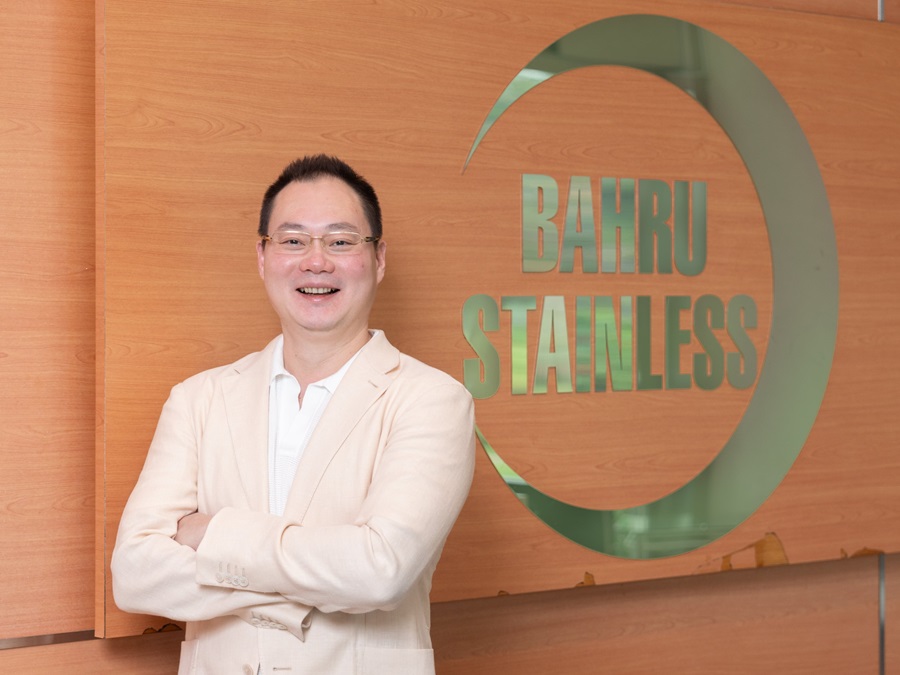 Danny Tan, CEO of Worldwide Stainless, at Bahru Stainless’ Johor headquarters, leading the company into a new era of innovation and growth. | Johor, Malaysia. 13 December 2024 | Photo by Worldwide Stainless / NHA File Photo
