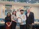 Turkish Cafe Istanbul's founder and chef, Deniz Alkoç (second from right), receiving the NHA Top 10 Award as one of the Best Middle Eastern Restaurants in Malaysia from NHA co-founder, Somaya Ong (second from left). Also in the photo are NHA co-founder, Nordin Abdullah (rightmost), and Ruzanna Muhammad, NHA's editor-at-large (leftmost). | Kuala Lumpur, Malaysia. 25 October 2025 | Photo by News Hub Asia