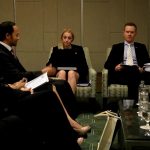 Hadri in discussion with Minister Hamilton-Smith