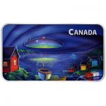 Royal Canadian Mint-The Glowing Vision of a UFO Observed Over Cl