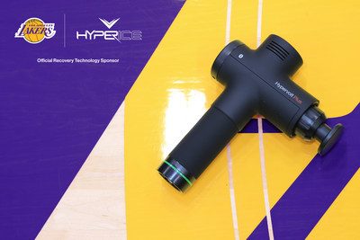 Hypervolt Plus x L.A Lakers | Source: Hyperice and Los Angeles Lakers via press release