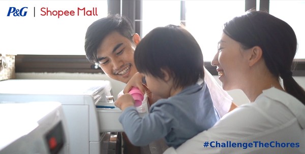 P&G and Shopee collaborate to encourage fair division of household chores in latest #ChallengeTheChores campaign | Source: Press release