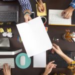 Business People Working on an Office Desk