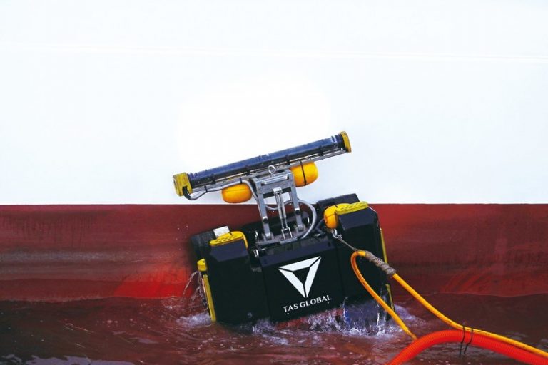‘Tas Global’ commercializes world’s first hull cleaning robot system