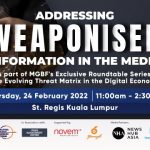 MGBF Roundtable_Addressing Weaponised Information in the Media_Banner ad_820x360