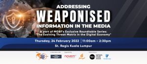 MGBF Exclusive Roundtable: Addressing Weaponised Information in the Media | Banner ad (800px x 360px)