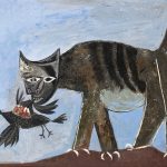 Cat seizing a bird (Chat saisissant un oiseau) 22 April 1939 Pablo Picasso
