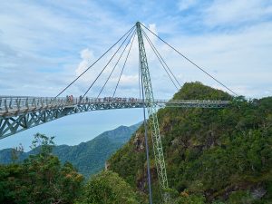 Popular tourist attraction. Bridge over the abyss on one pillar. Langkawi, Malaysia. | Photo by Langkawi Development Authority (LADA)/NHA File Photo