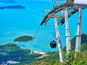 View from a cable car ride high into the mountains on the tropical island of Langkawi. Incredible natural landscape. Langkawi, Malaysia. | Photo by Langkawi Development Authority (LADA)/NHA File Photo