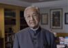 Tun Mahathir would consider to be PM if the people wants him to and if GTA wins GE15 Tun Dr Mahathir Mohamad, Homeland Fighters’ Party (PEJUANG) chairman and Gerakan Tanah Air (GTA) chairman. 13 October 2022. | Photo extracted from Tun Mahathir's video on @chedetofficial Instagram