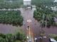 An aerial picture of a flooded area in Kuantan, Pahang during the December 2021 Malaysian floods. | Source: Wikimedia Commons/CC BY-SA 4.0/NHA File Photo