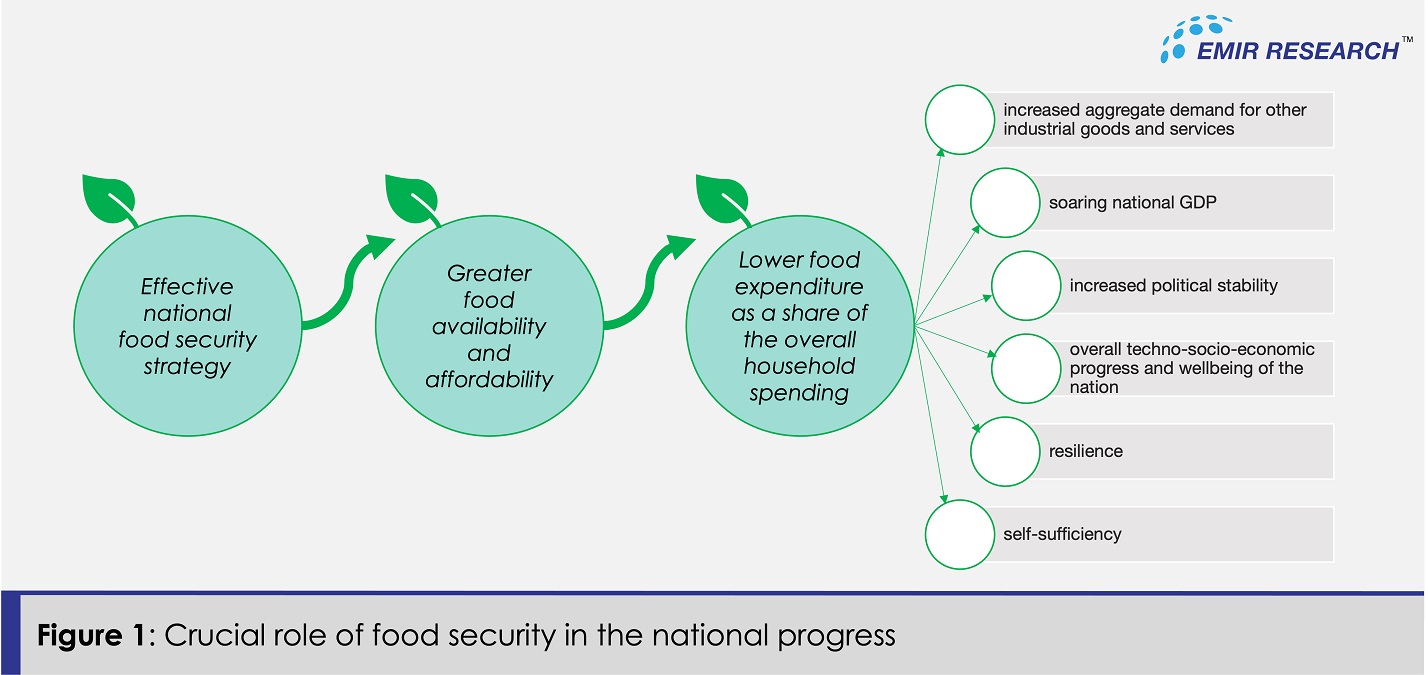 Figure 1: Crucial role of food security in the national progress. | Source: EMIR Research