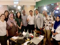 Talbotiq Technologies CEO and Founder Akhil Gupta (third from right) with some of the Leaderonomics team members and HR leaders at the inaugural Talbotiq & Leaderonomics HR Networking Dinner at Namaste India Bangsar. The event was a successful evening of networking and sharing that provided guests with an opportunity to gain a deeper understanding of the digital HR revolution taking place today. | Photo by Talbotiq/NHA File photo