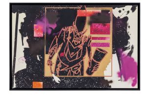 FUTURA, UNTITLED, c. 1995. Acrylic and spray paint on canvas. Courtesy of FUTURA.