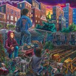 22B_Lady Pink, TC5 in the Ghost Yard, 2020. Acrylic on canvas, 60 x 84 inches. Courtesy of the artist_