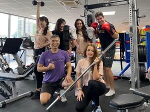 A group photo with Dundee Kim after training at Fit Education International (Australia). | Photo by Fit Education International (Australia)/NHA File Photo