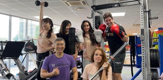 A group photo with Dundee Kim after training at Fit Education International (Australia). | Photo by Fit Education International (Australia)/NHA File Photo