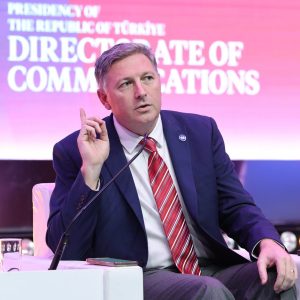 Nordin Abdullah, Founder of Crisis Management Centre speaking at the International Strategic Communication Summit '22 in Istanbul, Türkiye. 2 December 2022 | NHA File Photo