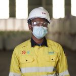 Lynas Malaysia at work wearing face mask_r
