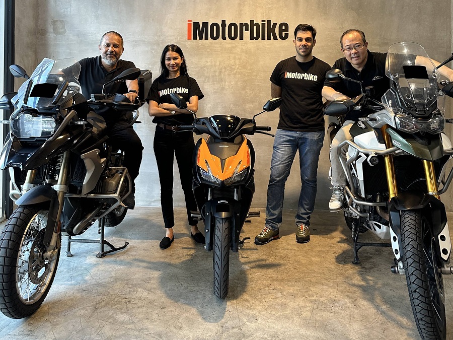 From left: Gobi Partners Managing Partner (Malaysia), Jamaludin Bujang; iMotorbike Co-founder and Chief Marketing Officer, Sharmeen Looi; iMotorbike Co-founder and Chief Executive Officer, Gil Carmo; and Gobi Partners Co-founder and Chairperson, Thomas Tsao. | Photo by iMotorbike/NHA File Photo