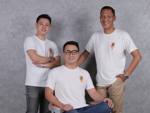 From left: Andru Wijaya, Co-Founder and CBO, Soul Parking; Kenneth Darmansjah, Co-Founder and CEO, Soul Parking; and Unggul Depirianto, CTO, Soul Parking. | Photo by Soul Parking/NHA File Photo