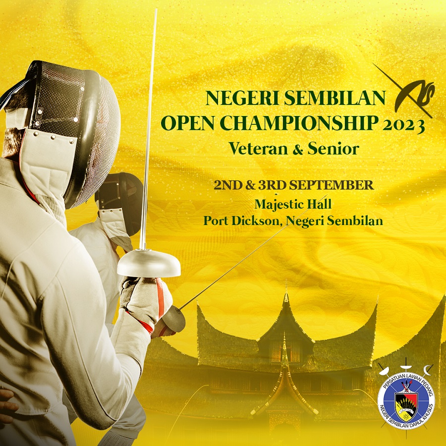 Poster for the inaugural Negeri Sembilan Open Championship 2023