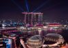 Singapore night lights with Marina Bay Sands in the background. 4 November 2018. | Photo by Guo Xin Goh/Unsplash/NHA File Photo