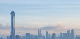 Kuala Lumpur's morning skyline. Photo taken on 14 February 2023 by Nordin Abdullah, founding chairman of the Malaysia Global Business Forum