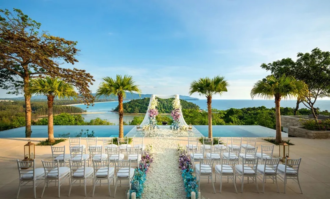 Wedding Setup at Layan Residence with Ocean View, Anantara Layan Phuket Resort in Phuket, Thailand. | Photo by Minor Hotels via TAT Newsroom