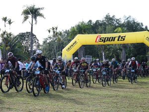 Cyclists during the Sarawak Adventure Challenge (SAC) 2023. | Sematan, Lundu District, Sarawak, Malaysia. 29 October 2023 | Photo by SAC / NHA File Photo