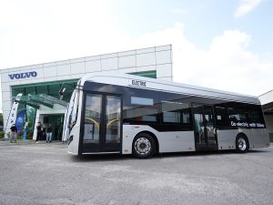 The new Volvo BZL-GML Eco Range electric bus. | Shah Alam, Selangor, Malaysia. 21 May 2024 | Photo by Volvo / NHA File Photo