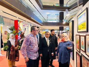 The Malaysian and Expatriate Art Fair was launched on 26 July 2024. | Damansara Pavilion, Kuala Lumpur. 26 July 2024. | Photo by Soriataa Events / NHA File Photo