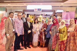 The Malaysian and Expatriate Art Fair was launched on 26 July 2024. | Damansara Pavilion, Kuala Lumpur. 26 July 2024. | Photo by Soriataa Events / NHA File Photo