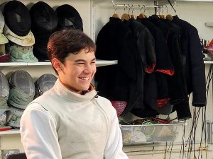 Saif Nordin after a recent interview with MySukan TV at Touché Fencing Club in Petaling Jaya, Selangor. | Photo by Ruzanna Muhammad / News Hub Asia