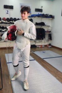 Saif Nordin during training at Touché Fencing Club in Petaling Jaya, Selangor. | Photo by Ruzanna Muhammad / News Hub Asia