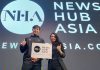 Saif Nordin (left) with News Hub Asia's editor-at-large, Ruzanna Muhammad. | Photo by News Hub Asia