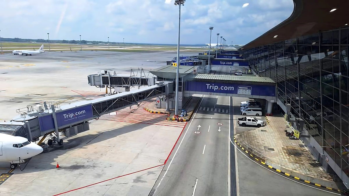 Trip.com's campaign at the Kuala Lumpur International Airport (KLIA) in Malaysia. | Photo by Trip.com / NHA File Photo