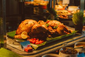 Cajun Roasted Turkey is on the buffet menu at Aloft in Pantai Tengah, Langkawi, Malaysia. | Photo by Marriott Bonvoy / NHA File Photo