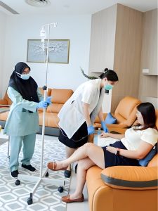 Delivering care with precision and compassion, healthcare professionals ensure a seamless and comfortable experience during innovative cancer treatment sessions. | Photo by Stemcell First / NHA File Photo