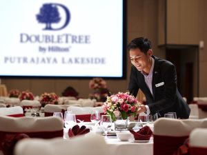 Wedding setup at the DoubleTree By Hilton Putrajaya Lakeside in Putrajaya, Malaysia. | Photo by Hilton / NHA File Photo