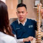 Dr Ian the Chiro during consultation with a patient