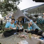 Families enjoyed a relaxing picnic after the Upin Ipin Fun Run, creating treasured moments of togetherness and jo
