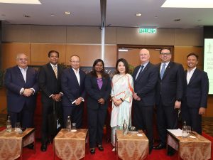 ICAEW Economic Insight Conference Panellists with ICAEW regional and local leadership. | Photo by ICAEW / NHA File Photo