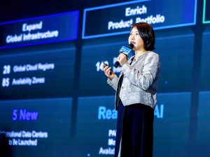 Selina Yuan, President of International Business, Alibaba Cloud Intelligence at the Alibaba Cloud Partner Summit 2024. | Photo by Alibaba Cloud / NHA File Photo
