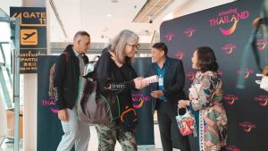 Tourism Authority of Thailand (TAT) welcomes NEOS Air’s first Ostrava-Phuket flight. | 13 December 2024. | Photo by TAT Newsroom / NHA File Photo