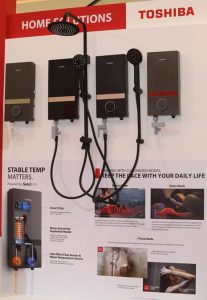 Toshiba SensTemp Stable Temperature Water Heater models. | Kuala Lumpur, Malaysia. 26 December 2024. | Photo by Toshiba / NHA File Photo