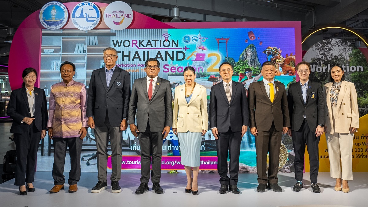 The Tourism Authority of Thailand (TAT) unveiled the highly anticipated “Workation Paradise Throughout Thailand Season 2” project on 16 December 2024. | Photo by TAT Newsroom / NHA File Photo