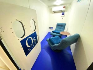The 1.3 ATA Hyperbaric Oxygen BOX Type-A (for 1-2 pax) at Japanese Healing in Plaza Damas 3, Kuala Lumpur. | Photo by Japanese Healing / NHA File Photo