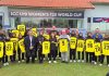The national under-19 women's cricket team with their national jerseys presented by Youth and Sports Minister, YB Hannah Yeoh, his morning at the Bayuemas Cricket Oval in Pandamaran, Klang. 18 January 2025. | Photo by Malaysian Cricket Association / NHA File Photo